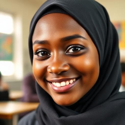 African scholarship recipient
