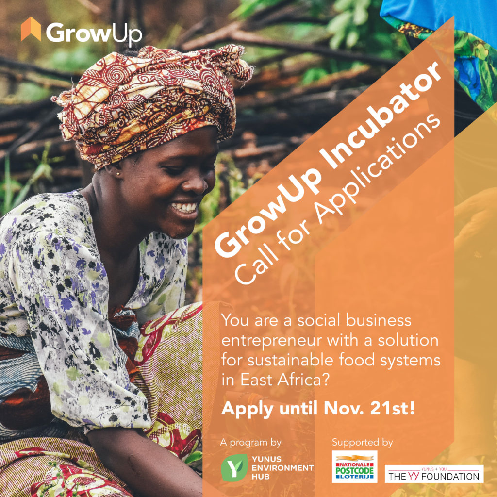 Yunus Environment Hub’s GrowUp Incubator for Social Business Entrepreneurs